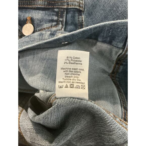 J CREW Womens Classic Jean Jacket XS Medium Wash Western Preppy Denim Spring - Picture 9 of 10